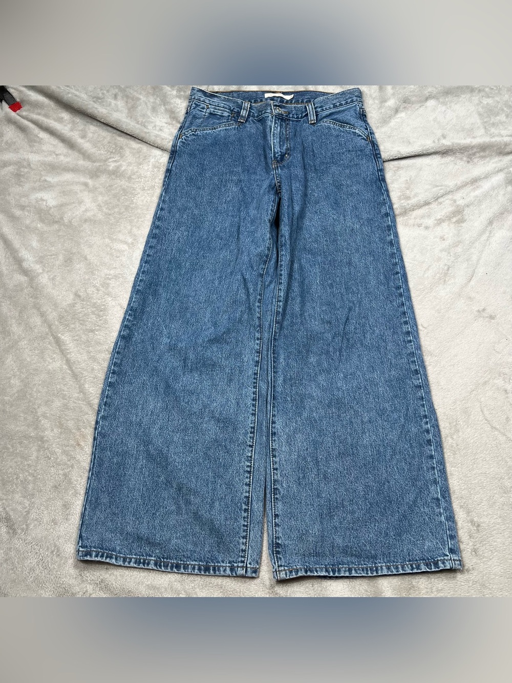 Levi’s 94 Baggy Wide Leg Jeans Womens 31x30 Blue Denim Skater Cotton
